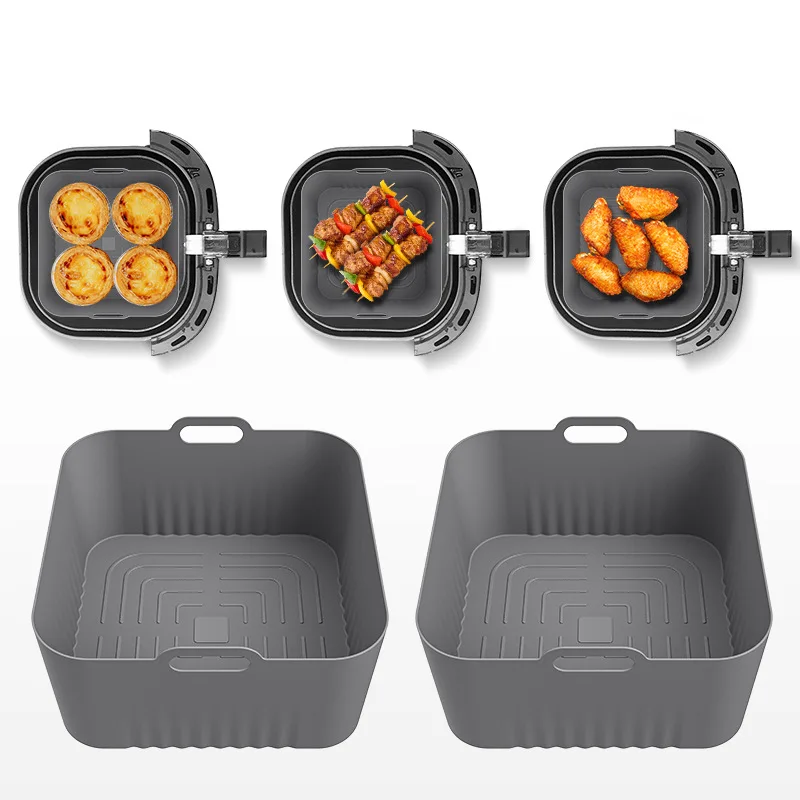 Philips Air Fryer Hd9252 - 17cm シリコン製エアフライヤー用型 - Philips HD9252/9200/9255に対応、4～5Lの焦げ付き防止加工が施された調理器具、焼き菓子用の型、焼き皿