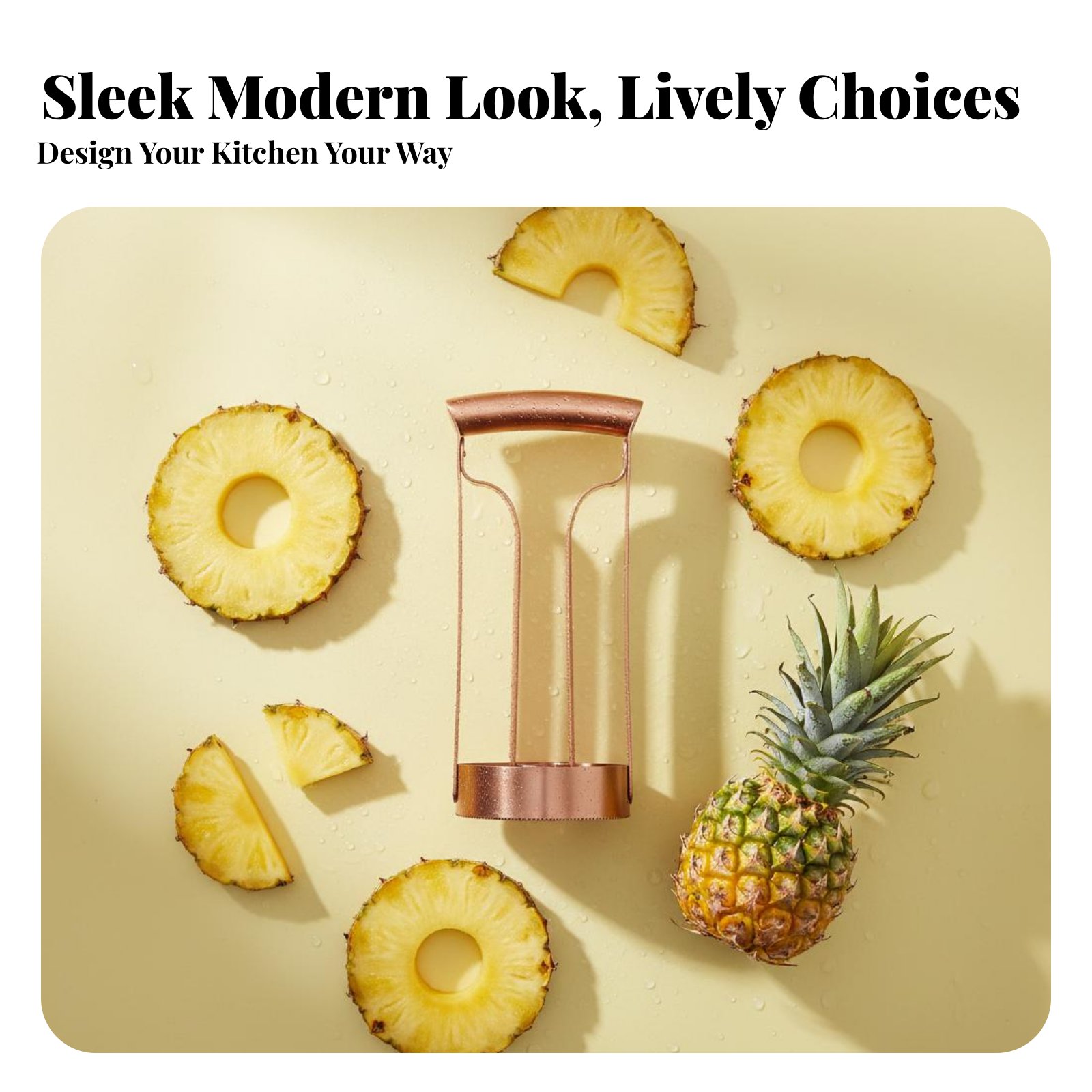 Kitchen Gadgets That Are Useful - ステンレス製パイナップルカッター 芯抜き・スライス用 ステンレス製パイナップルカッター キッチンガジェット 使いやすい 省力化