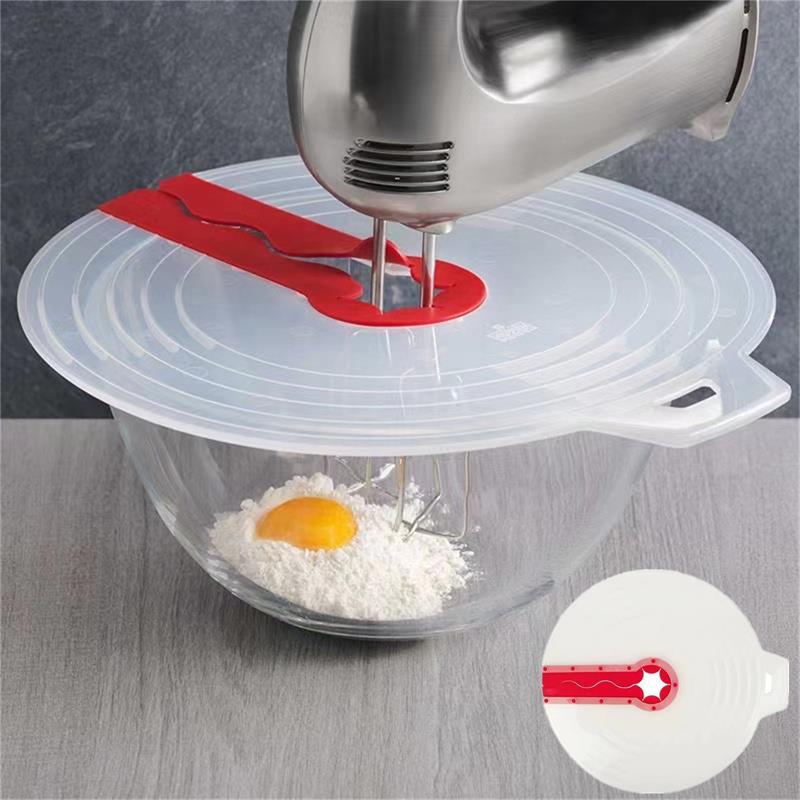 Quirky Kitchen Gadgets - ビートエッグミキサーカバーミキサースプラッターガード泡立て器ミキシングボウル蓋シリコンアンチスプラッシュカバー調理用品キッチン用