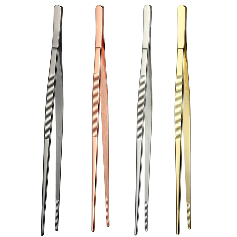 Kitchen Gadgets Gold - ステンレス鋼キッチンシーフード&バーピンセット食品トングツールガーニッシュトングバーアクセサリー銅/ゴールドメッキ
