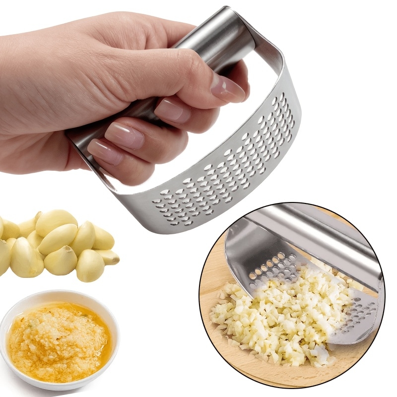 Kitchen Gadgets That Are Useful - ステンレス鋼リング手動ガーリックプレス簡単洗浄キッチンガジェット家庭用屋外用