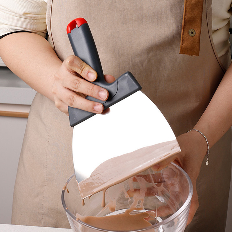 Quirky Kitchen Gadgets - ステンレス鋼生地スクレーパーコーティングスパチュラチョコレートスクレーパーキッチンアクセサリーベーキングツールケーキ用キッチンガジェット