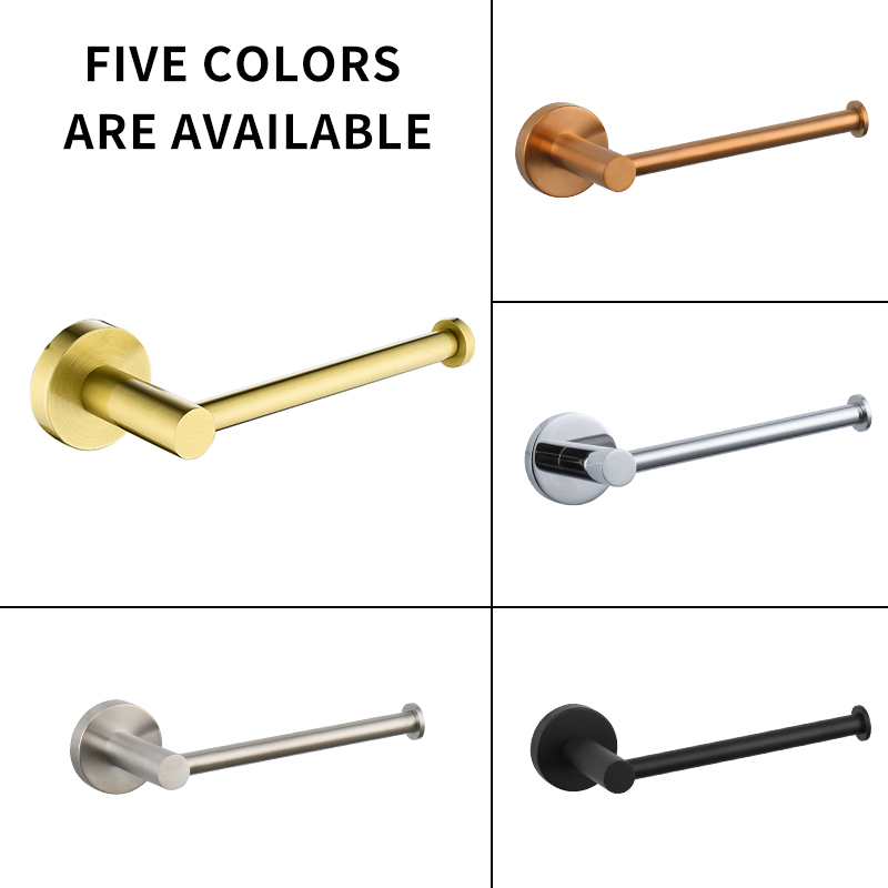 Kitchen Gadgets Gold - ブラッシュドゴールドトイレットペーパーティッシュホルダーウォールマウントキッチンロールペーパーホルダーブラッククロームブラッシュドニッケルローズゴールドバスルームアクセサリー