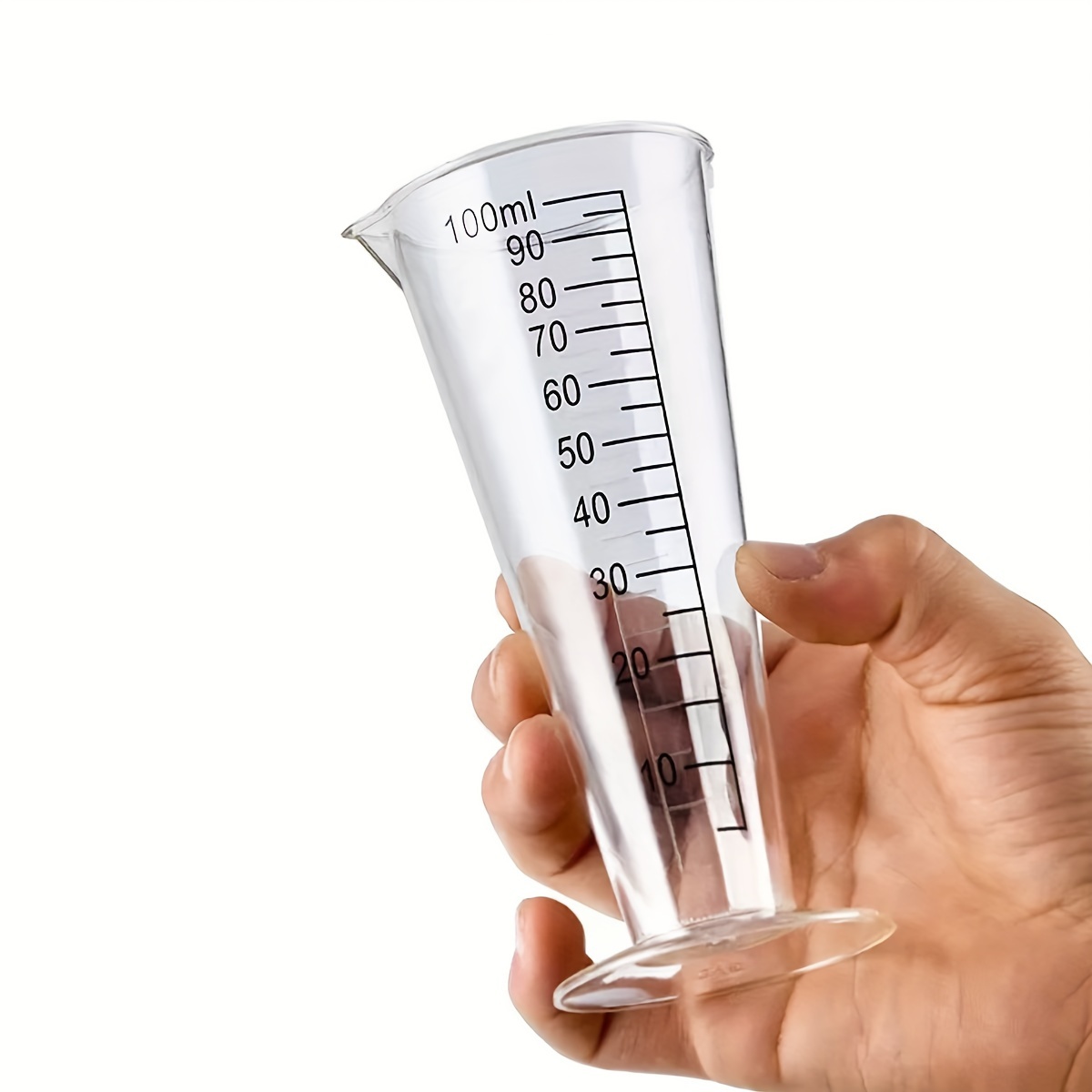 Kitchen Gadgets That Are Useful - 100ml 食品グレードプラスチック計量カップ（目盛り付き）- BPAフリー、キッチンやレストランでの使用に最適 キッチン用品
