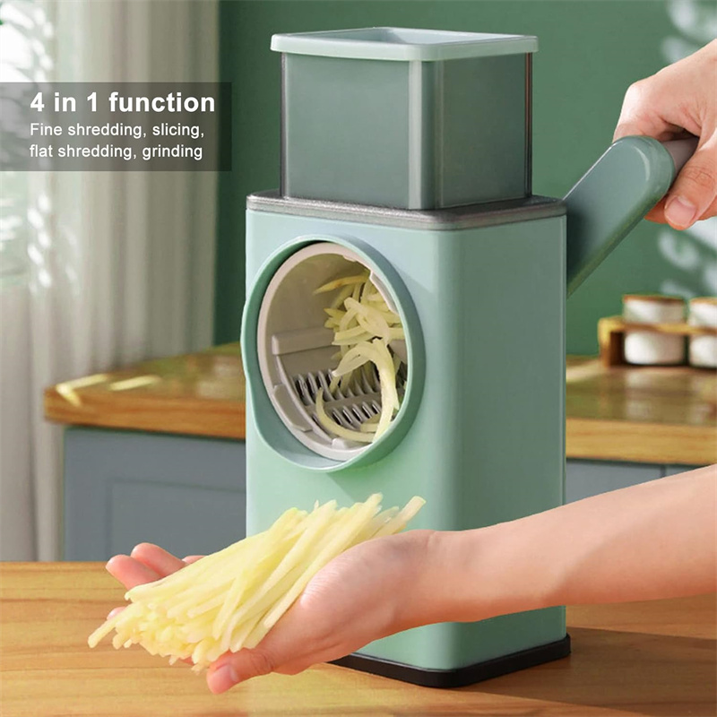 手動回転式チーズグレーター、野菜シュレッダー、スライサー（3 - Mandoline Slicer のレビューと価格