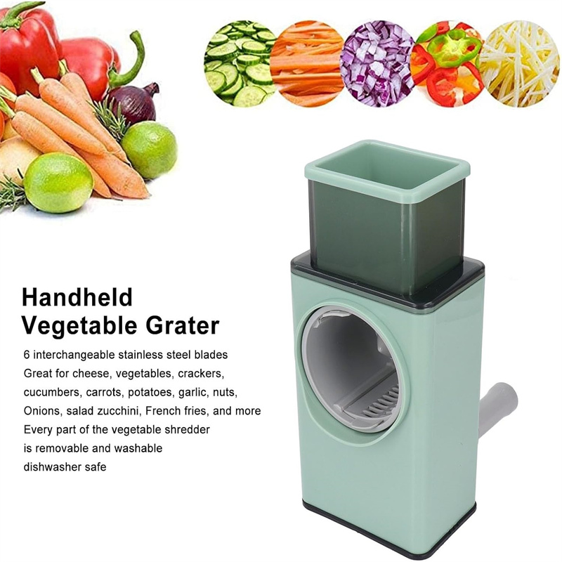 手動回転式チーズグレーター、野菜シュレッダー、スライサー（3 - Mandoline Slicer のレビューと価格