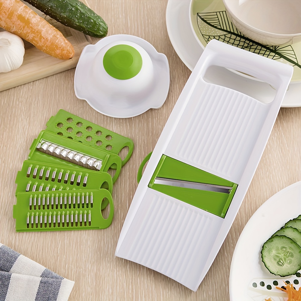 マンドリンスライサー ステンレス製野菜スライサー 5枚刃とハ - Mandoline Slicer のレビューと価格