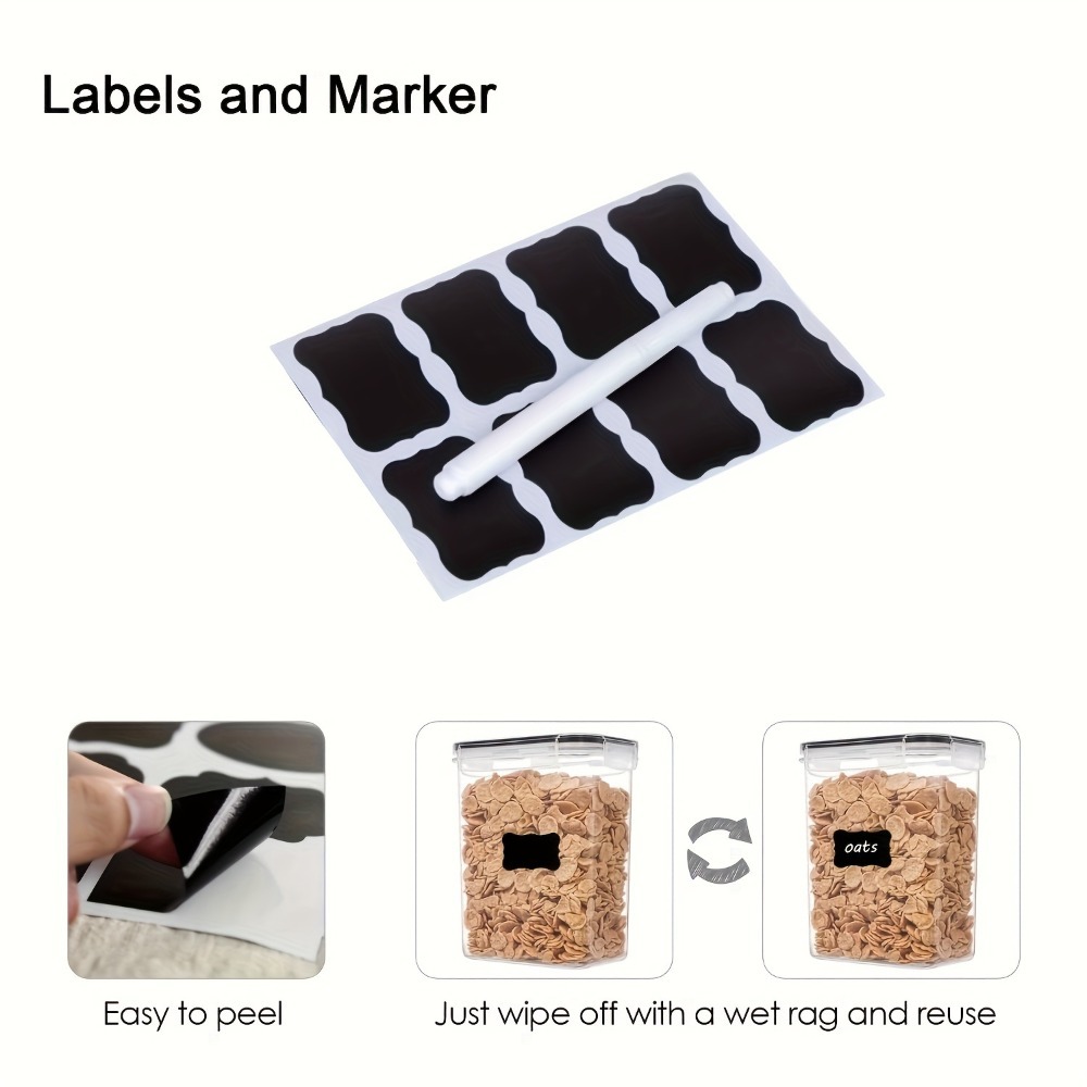 24個入り食品保存容器 12箱 12蓋 気密パントリーオーガ - Quirky Kitchen Gadgets のレビューと価格