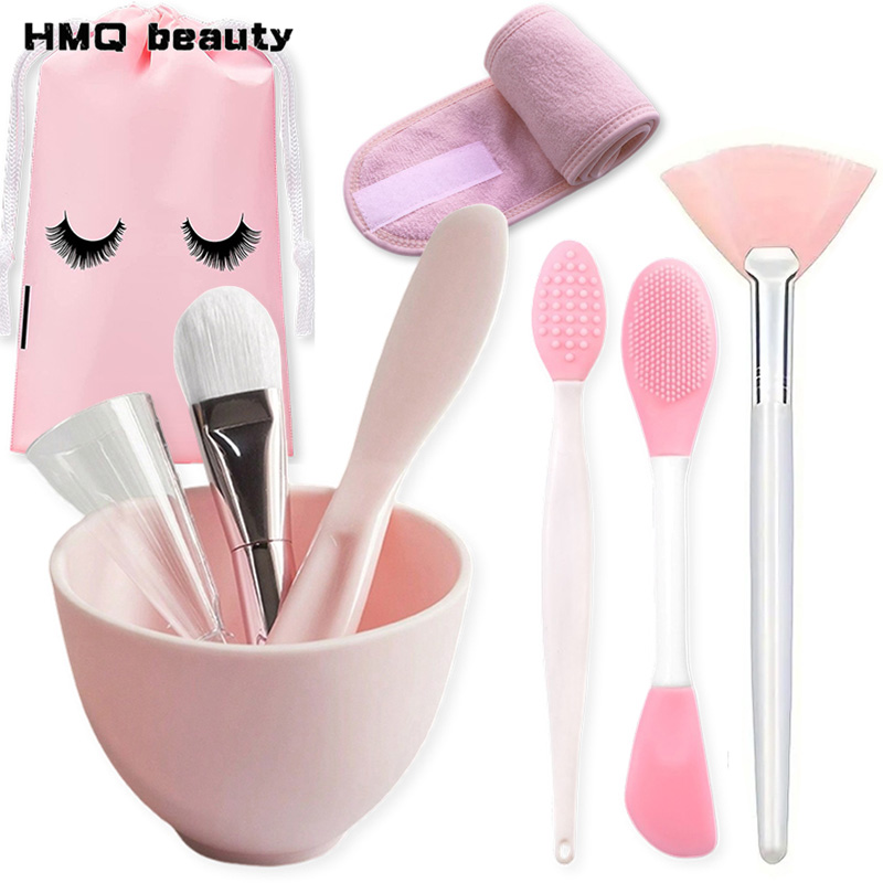 9個/セット シリコンフェイスマスクミキシングボウルセット  - Silicone Spatula Set のレビューと価格