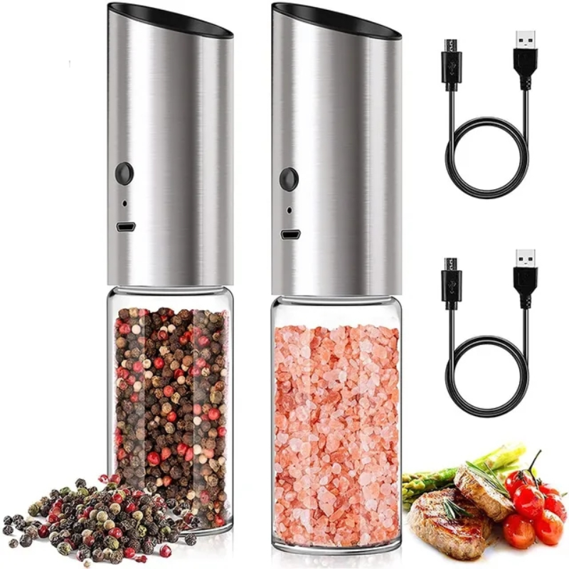 ZaiXiao 電動ソルトアンドペッパーグラインダー USB - Kitchen Gadgets Smart のレビューと価格