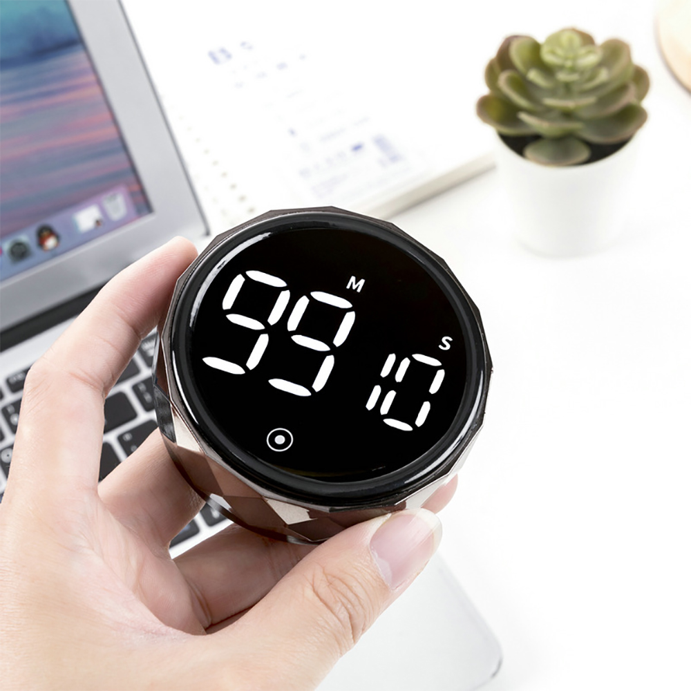 デジタル自己安定回転式タイマー、磁気吸引、LEDミュートタイ - Kitchen Gadgets Smart のレビューと価格