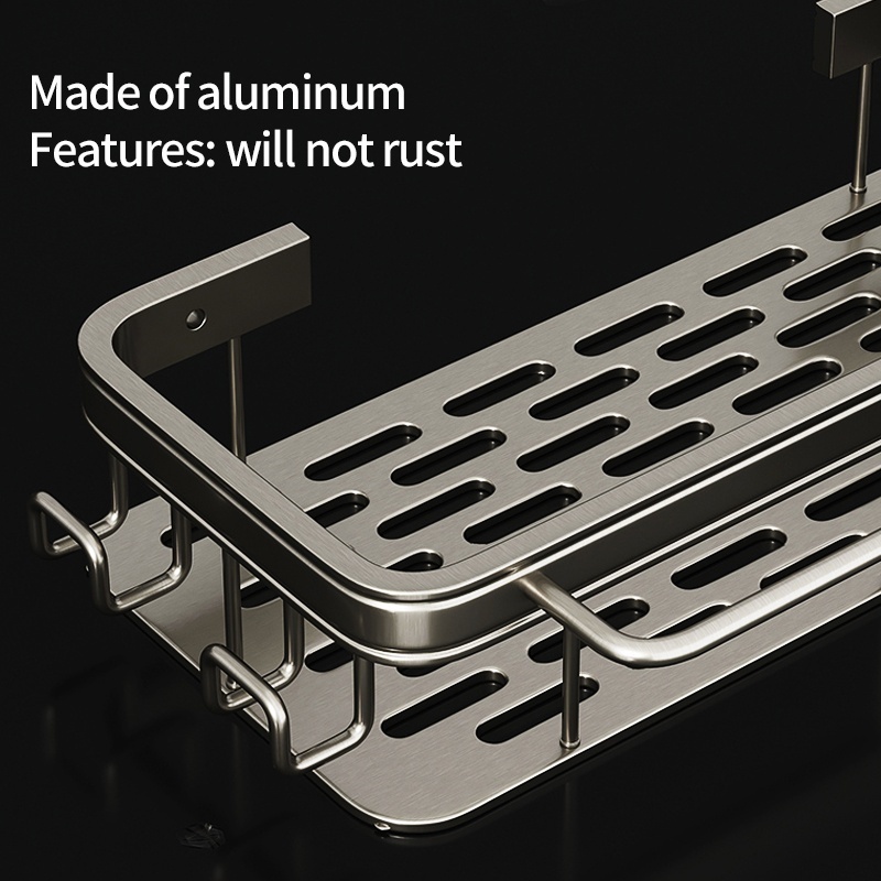 多機能キッチン棚、乾燥ラック、モップ収納、穴あけ不要の壁掛け - Kitchen Gadgets Rack のレビューと価格