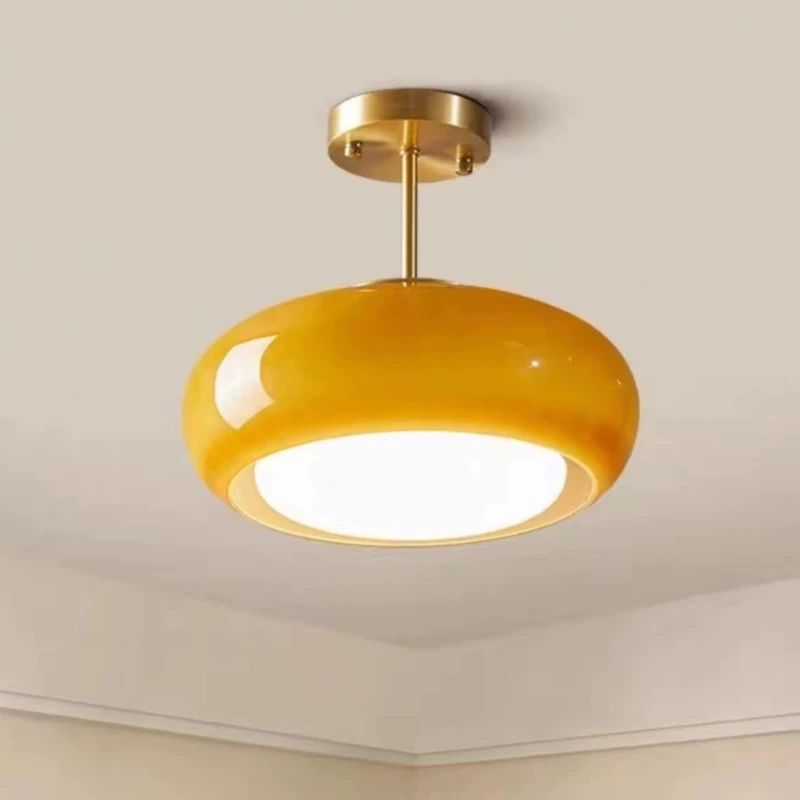 控えめなヴィンテージガラス天井シャンデリアバルコニー寝室研究 - Kitchen Gadgets Gold のレビューと価格