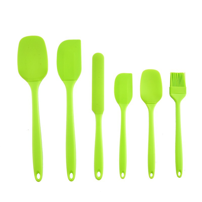 シリコンキッチン用品6点セット、クリームスクレーパー、スパチ - Silicone Spatula Set のレビューと価格
