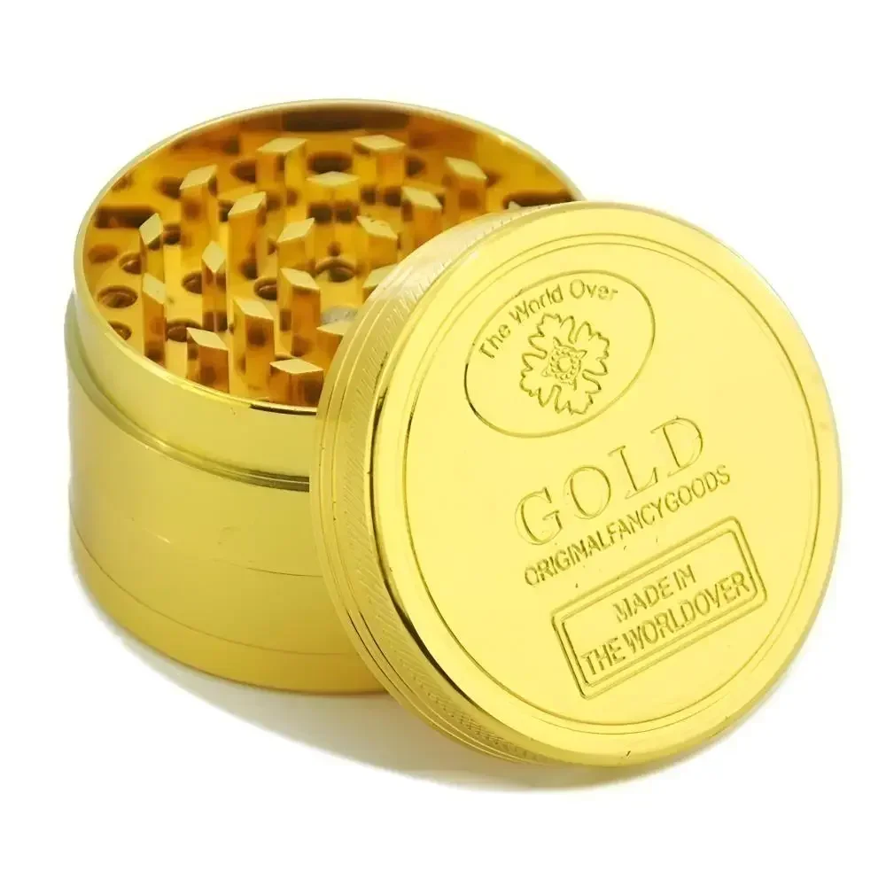 ハーブグラインダー 3/4 部品亜鉛合金 40 ミリメートル - Kitchen Gadgets Gold のレビューと価格