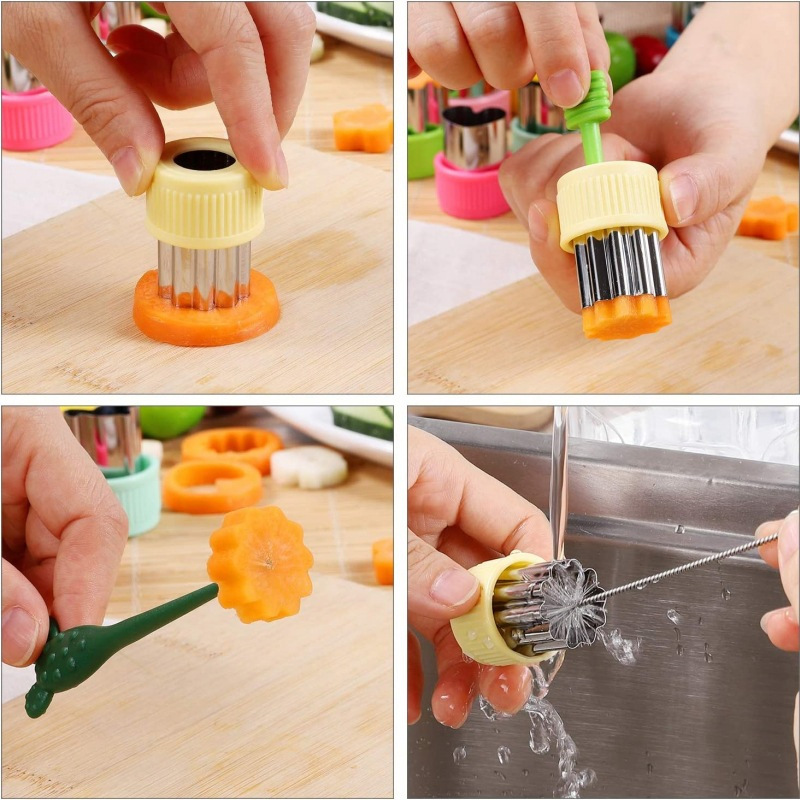 ステンレス鋼野菜カッター形状セット子供のための子供 DIY  - Kitchen Gadgets Smart のレビューと価格