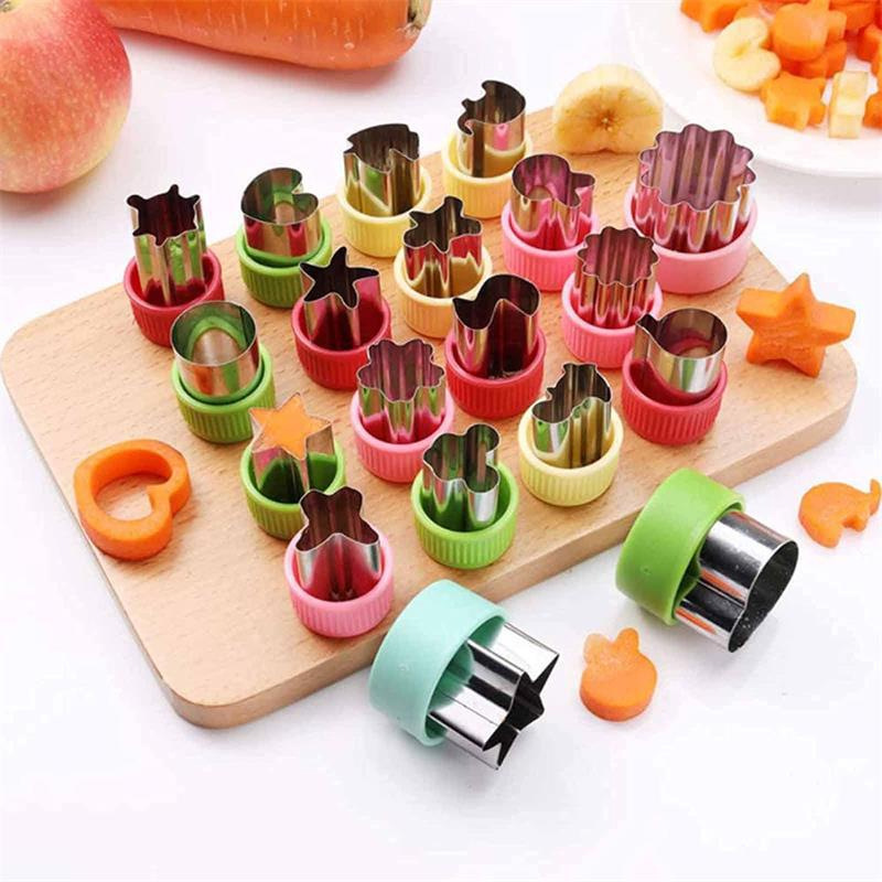 ステンレス鋼野菜カッター形状セット子供のための子供 DIY  - Kitchen Gadgets Smart のレビューと価格