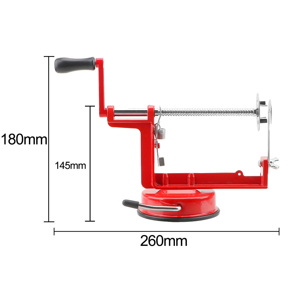 手動スパイラルフレンチフライカッター調理ツール野菜スパイララ - Kitchen Gadgets Smart のレビューと価格