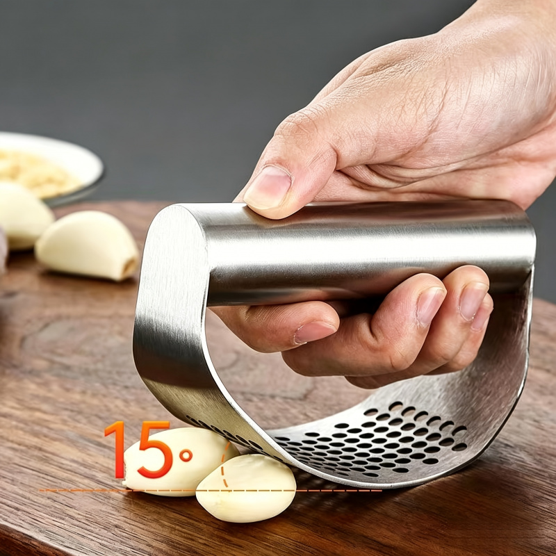 ステンレス鋼リング手動ガーリックプレス簡単洗浄キッチンガジェ - Kitchen Gadgets That Are Useful のレビューと価格