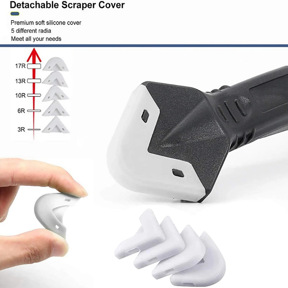 5 in 1メタルヘッドショベルグルーツールキット：シリコン - Silicone Spatula Set のレビューと価格