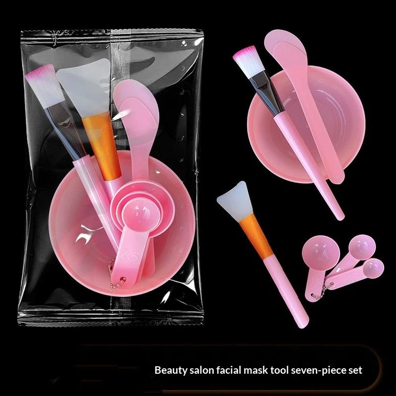 【7点セット DIY フェイスマスク混合ツール フェイスマス - Silicone Spatula Set のレビューと価格