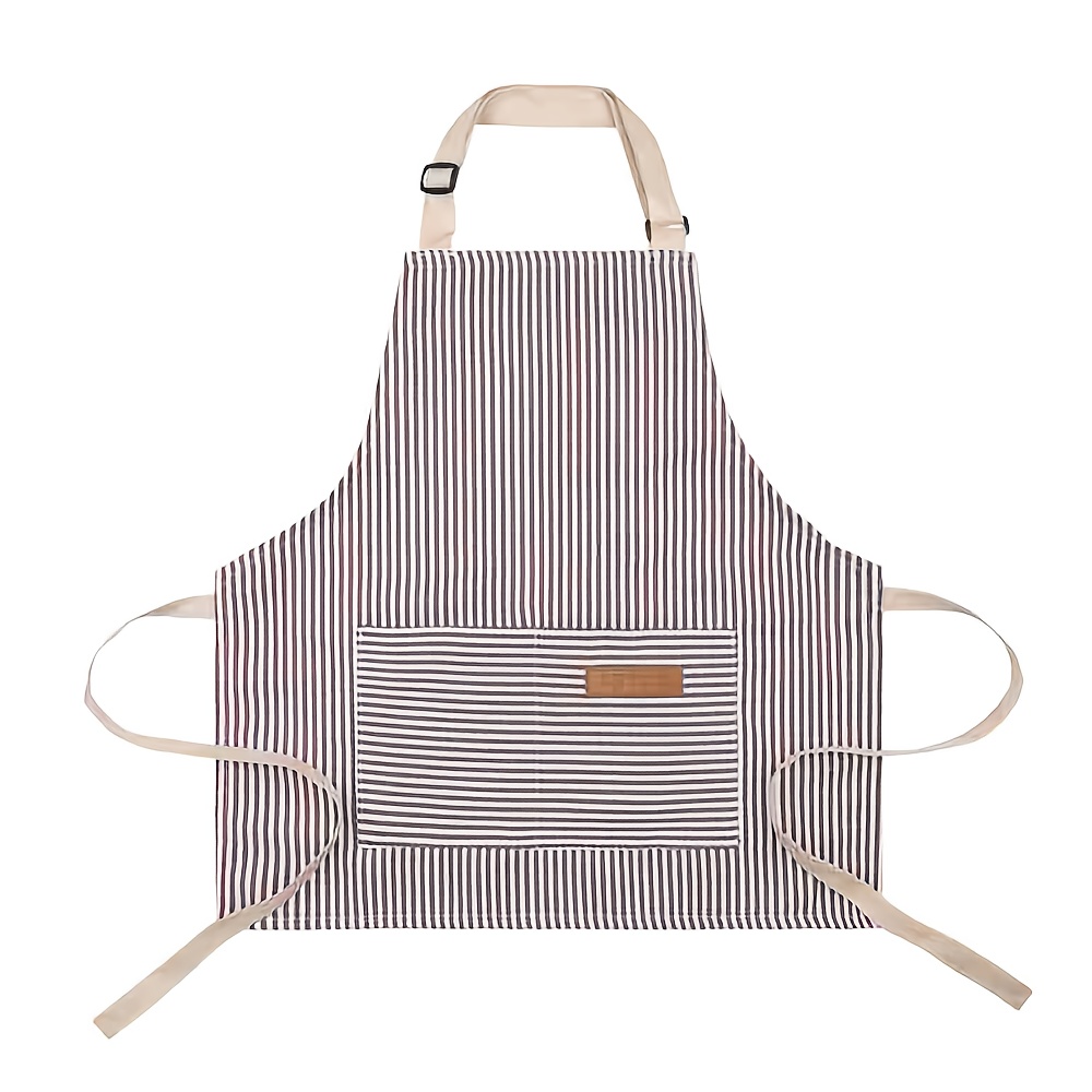 刺繍入り名前入りストライプエプロン ポケット付き カスタム調 - Kitchen Gadgets Name のレビューと価格