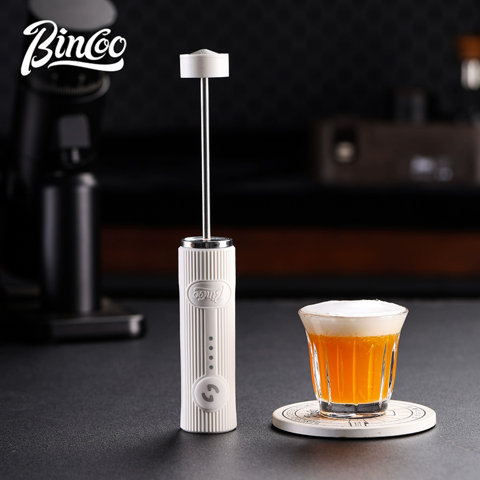 Bincoo 新しいミルクフォーマーコーヒー泡立て器ミキサー - Quirky Kitchen Gadgets のレビューと価格