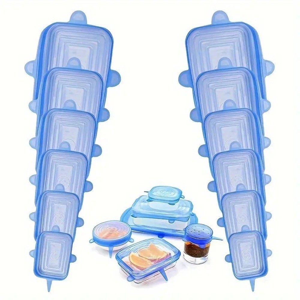 6個入り 便利 再利用可能 鮮度保持カバー キッチン用品 伸 - Kitchen Gadgets That Are Useful のレビューと価格