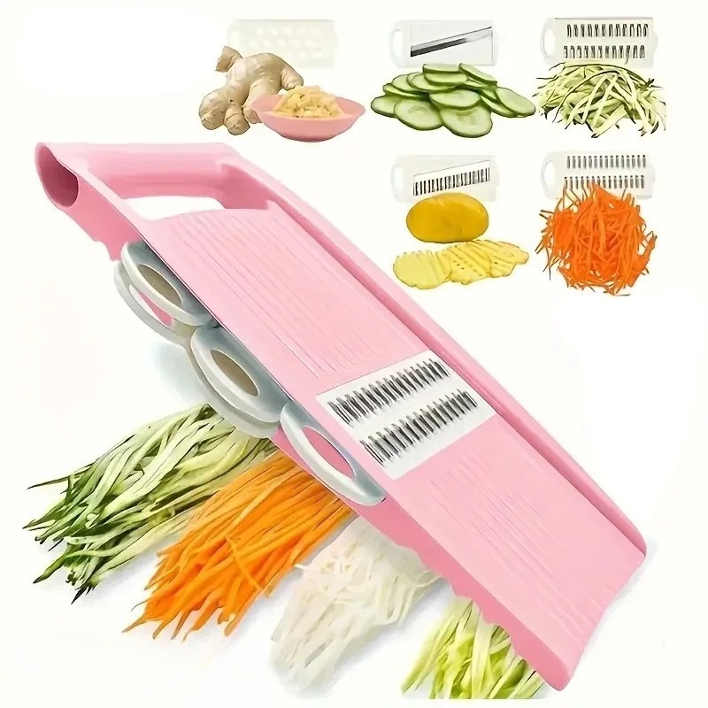 キッチン用マンドリンスライサー 5-in-1 マンドリンフー - Mandoline Slicer のレビューと価格