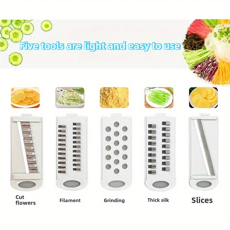キッチン用マンドリンスライサー 5-in-1 マンドリンフー - Mandoline Slicer のレビューと価格