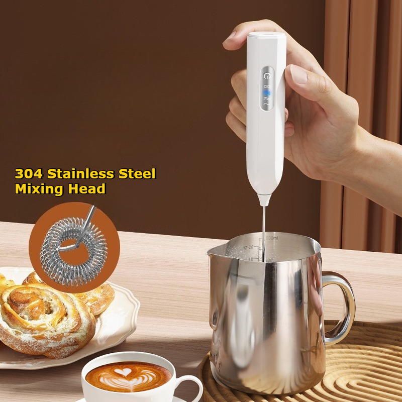 新型ハンドヘルド電動ミルクフォーマー、自動泡立て器、コーヒー - Quirky Kitchen Gadgets のレビューと価格