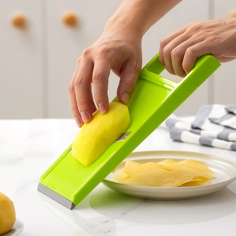 多機能野菜カッター鋼刃マンドリンスライサーポテトピーラーニン - Mandoline Slicer のレビューと価格