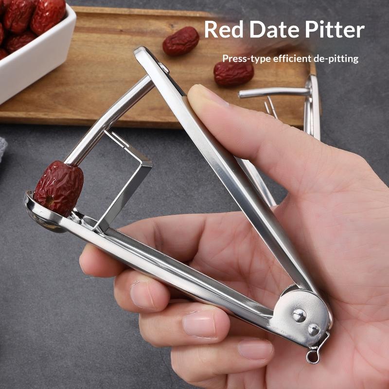 多機能種抜き器：チェリー、サンザシ、ナツメ、オリーブ用。創造 - Kitchen Gadgets That Are Useful のレビューと価格