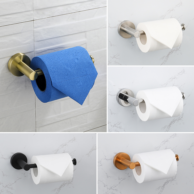 ブラッシュドゴールドトイレットペーパーティッシュホルダーウォ - Kitchen Gadgets Gold のレビューと価格