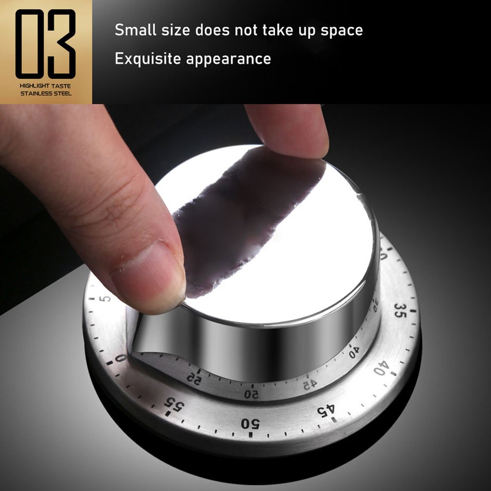 機械式目覚まし時計磁気キッチンタイマーステンレス鋼タイマーベ - Kitchen Gadgets Smart のレビューと価格