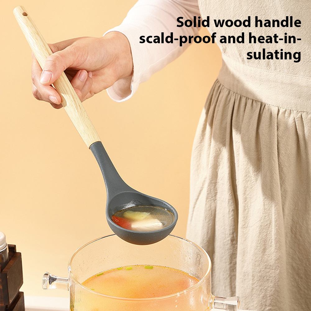 12個入りシリコン製キッチンツールセット、ノンスティック木製 - Silicone Spatula Set のレビューと価格