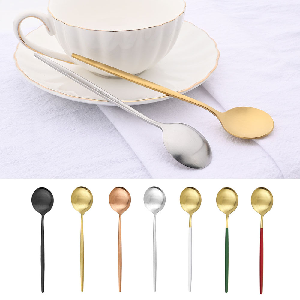 6Pcs Small Matte Spoon Tea Cof - Kitchen Gadgets Gold のレビューと価格
