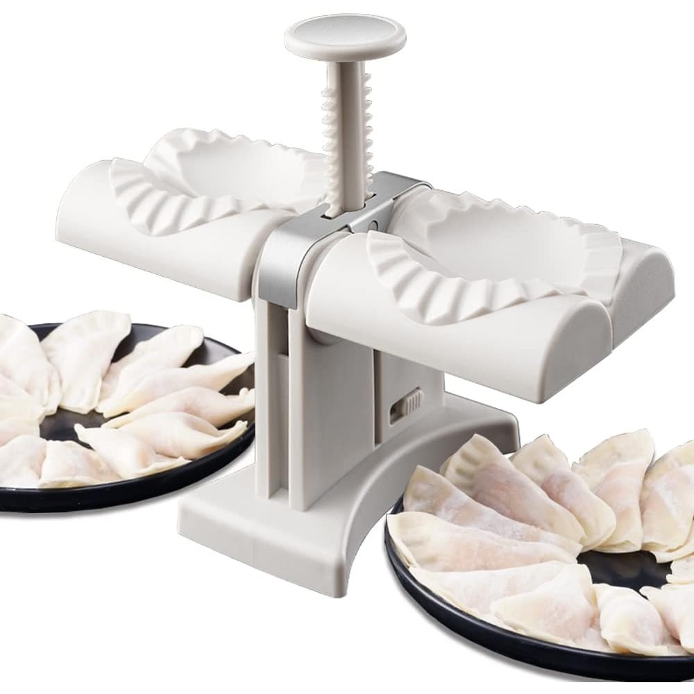 自動餃子製造機、お手入れ簡単、ダブルヘッドプレス型、パイ・ワ - Quirky Kitchen Gadgets のレビューと価格