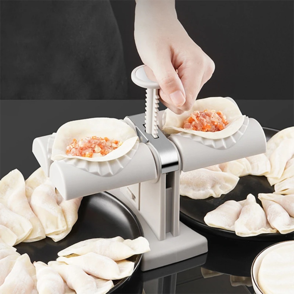 自動餃子製造機、お手入れ簡単、ダブルヘッドプレス型、パイ・ワ - Quirky Kitchen Gadgets のレビューと価格