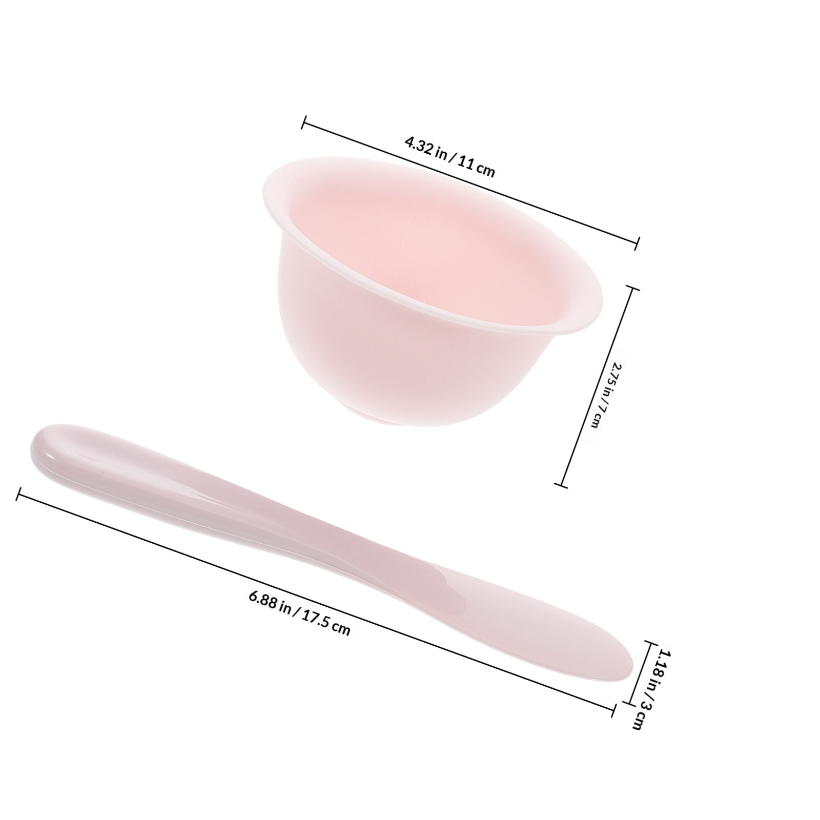 シリコン製フェイスマスクボウルとスパチュラセット、マスク混合 - Silicone Spatula Set のレビューと価格