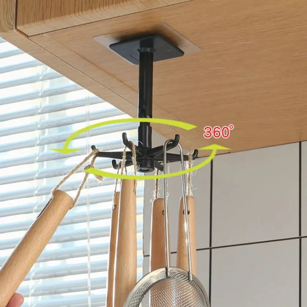 回転式多目的キッチンフック,360度,回転ラック,収納オーガ - Kitchen Gadgets Rack のレビューと価格