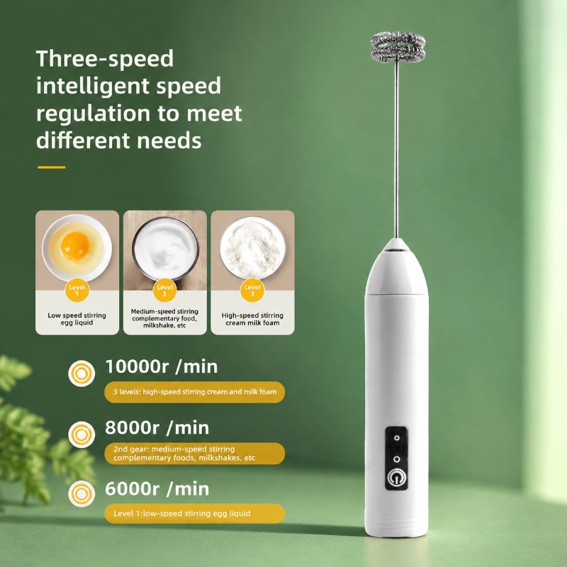 電動ミルク泡立て器 + エッグビーター ワイヤレス Type - Quirky Kitchen Gadgets のレビューと価格