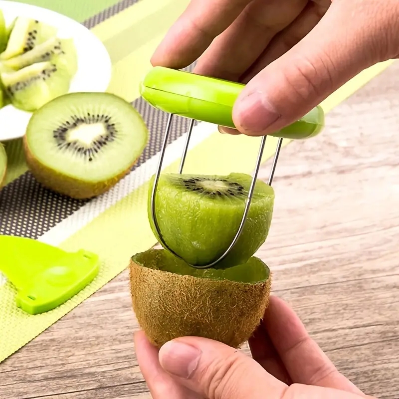 キウイカッターピーラースライサーキッチン取り外し可能なクリエ - Kitchen Gadgets Smart のレビューと価格