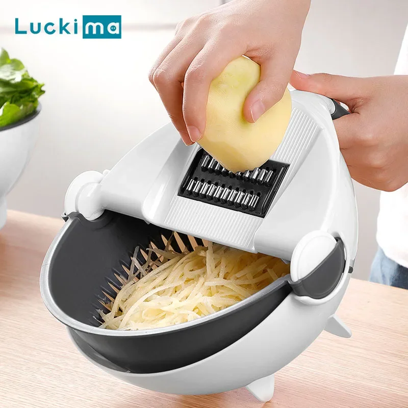 多機能2-in-1野菜スライサー,チョッパー,フルーツストレ - Mandoline Slicer のレビューと価格