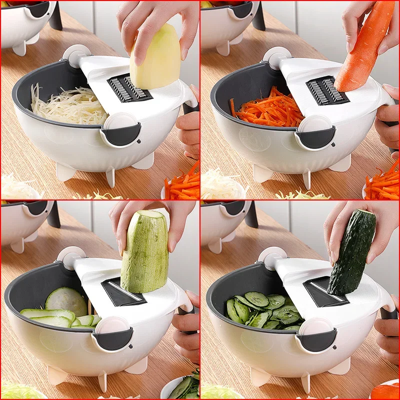 多機能2-in-1野菜スライサー,チョッパー,フルーツストレ - Mandoline Slicer のレビューと価格