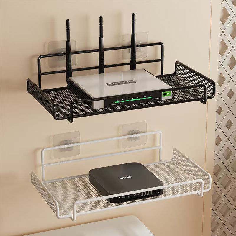 ステンレス製ルーターシェルフ 穴あけ不要 WiFi 壁掛けル - Kitchen Gadgets Rack のレビューと価格