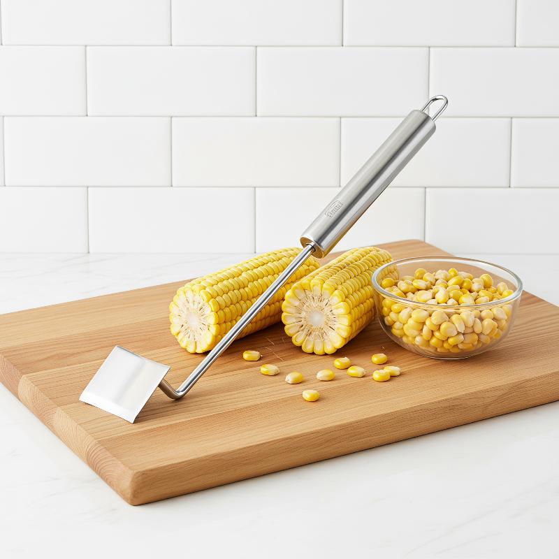 ステンレス製のトウモロコシ皮むき器、鋭利な刃、再利用可能なキ - Kitchen Gadgets That Are Useful のレビューと価格