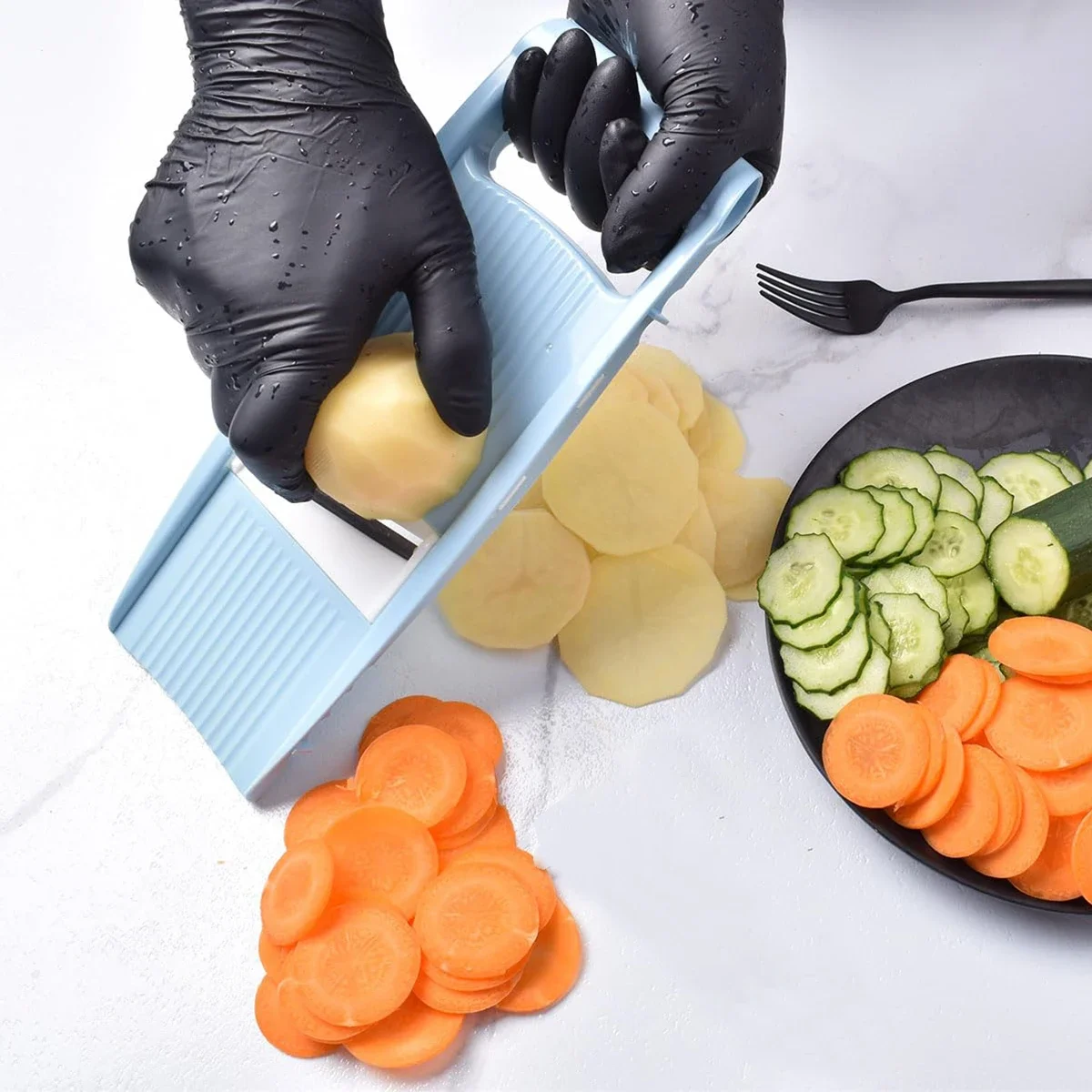 5 in 1 マンドリンスライサー キッチン野菜スライサー  - Mandoline Slicer のレビューと価格